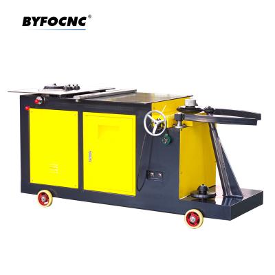 China HVAC duct BYFO brand factory instock high quality automatic spiral tube elbow duct making machine round pipe electric elbow maker for sale