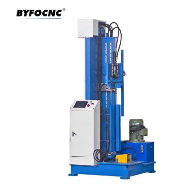 China POWER SUPPLY BYFO Pipe CNC MACHINE Making Hydraulic Vertical Air Duct Seam Closer Machine for sale