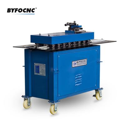 China HVAC BYFO Duct CNC HVAC SAS Shape Duct Equipment Rectangular Tube Lock Roll Forming Machine for sale