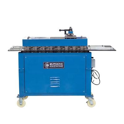 China HVAC Duct Sheet Rectangular Pipe Square Duct Forming Machine S Lock Mechanical for sale