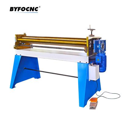 China HVAC Duct BYFO Brand Aluminum Automatic Durable Three Roll HVAC Ventlation Sheet Beading Machine For Sale for sale