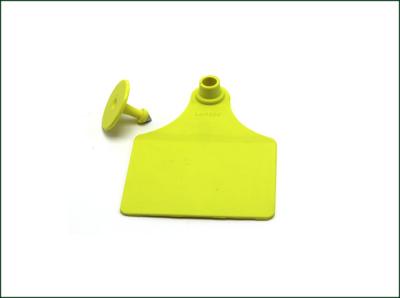 China RFID Electronic Ear Tags For Cattle , Custom Cattle Ear Tags Anti Bite Structure for sale