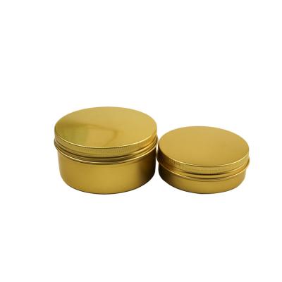 China Recyclable Custom Printing Round Metal Tin Can Individual Sweet Wedding Flat Cake Boxes Candy Boxes For Candle Holder Food Storage Packaging for sale