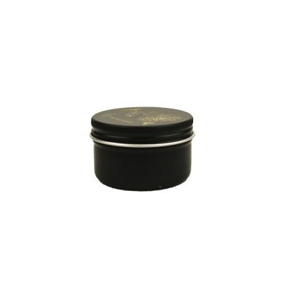 China Factory Price Cosmetic High Quality Portable Aluminum Jar 1oz 2oz 3oz 4oz 5oz 6oz 7oz 8oz Matte Black Candle Tins Container for sale