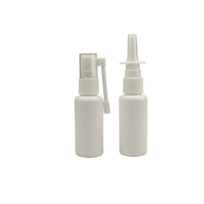 China Personal Skin Care Packaging Empty Refillable Plastic Bottle 10ml 20ml 30ml 50ml Nasal Spray Medical PP Nasal Spray Bottle for sale