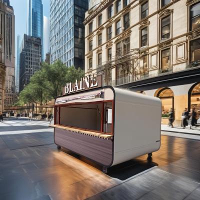 Cina Vendita di ghiaccio per strada Chiosco Vendita per cellulare Vendita di caffè Crepe Triciclo Food Truck in vendita