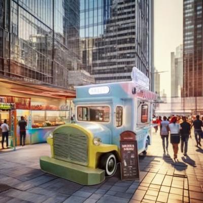 China Multifunctionele EU-norm 2022 Actieve vintage foodtruck voor kledingwinkels Garantie Te koop