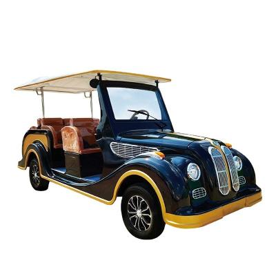 China 7 8 Seats Electric Vintage Golf Cart with Retro Style and Li-ion Battery from Outlet for sale