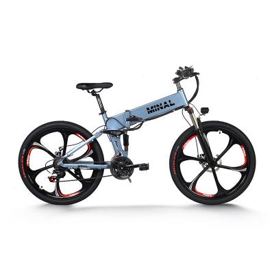 China Convenient 26-Inch Electric Bicycle with Integrated Wheel and Folding Lithium Battery for sale