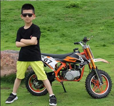 China 2-Stroke Engine 49cc Gas Motorcycle for Children Easy-to-Pull Starter Alloy Pocketbikes for sale