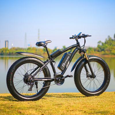 China Potente bicicleta de montanha elétrica de 60 V com pneus de 26 polegadas e estrutura de liga de alumínio à venda