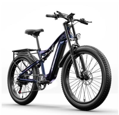 China Electric Mountain Bike Full Suspension 27.5/250 350w Ebike for Adult Mountain Biking for sale