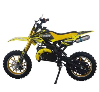 China Single Cylinder 2-Stroke 49cc Chain Transmission Mini Pit Bike for Kids Loose Inventory for sale