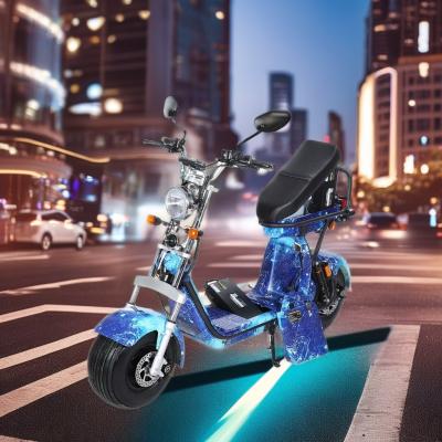 China Vacuum Tire Type X9 1001-2000W Power 60v Voltage Fat Tire Citycoco Scooter for Travel for sale