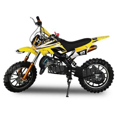 China 49cc 2 Stroke Motorcycle Kids Dirt Bike with Pull Start in Red Blue Green White Yellow for sale