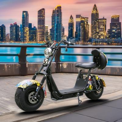 China Electronic Citycoco 1500w 2000w 50km/h High Speed Scooter with Good Rear Suspension for sale