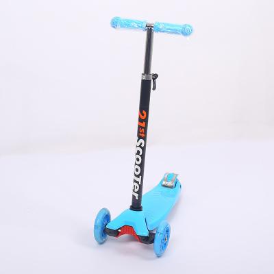 China Adjustable Foot Pvc/Pu Wheels Rear Brake Toddler Kids Scooter with 2*230mm Wheel Size for sale