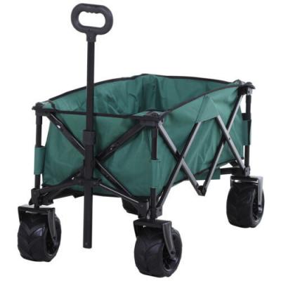 China Customizable Support Portable Folding Cargo Wagon Trailer for Treeking and Shopping for sale