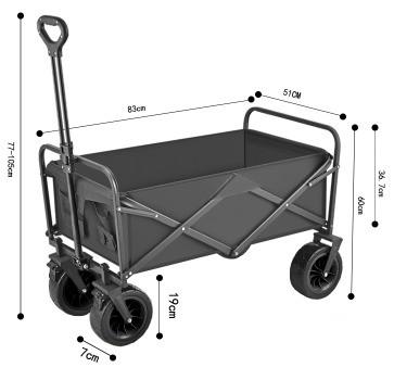 China Folding Multi-Function Outdoor Camping Trailer Trolley with Customized Logo for sale