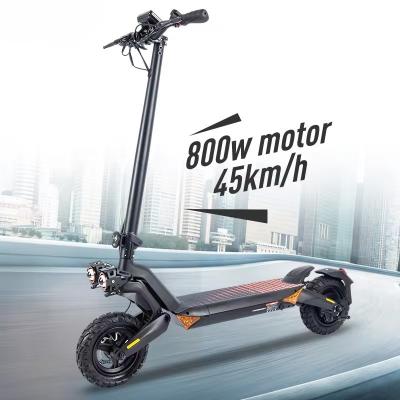 China Foldable E Scooter Dropshipping EU Warehouse Adult T8 Motor 800W 10 Inch Road with 48V for sale