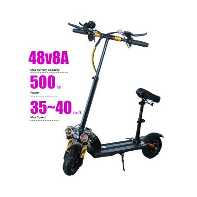 China Unisex vouwbare elektrische scooter met 10 inch wielen en 30 range snelle oplaadtijd Te koop