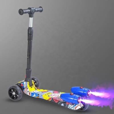 China CE-certificaat inbegrepen Blanco ABS Kids Kick Electric Drifting Scooter met licht Te koop