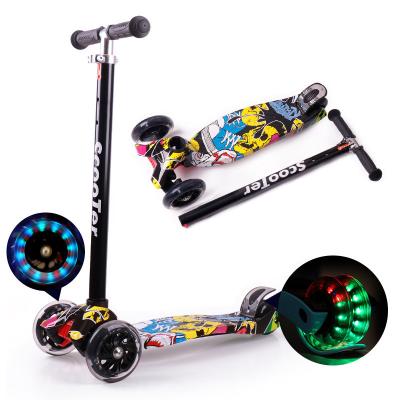 China Plastic 3 Wheel Kids Kick Scooter for Outdoor Sports Riding and Fun Design for sale