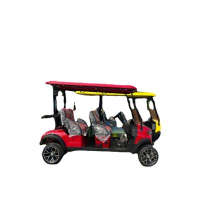 China 2400mm Wheelbase Golf Cart Off Road with 70-90km Driving Mileage and CE Rear Bumpers for sale