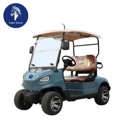 China Electric Vehicle 2-Seat Golf Cart with Long Range 4-Wheel Drive and Lithium Battery for sale