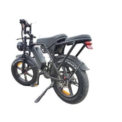 China Waterproof Level IP54 7 Speed Gears OUXI V8 Double Seate Ebike Double Battery E-Bike for sale