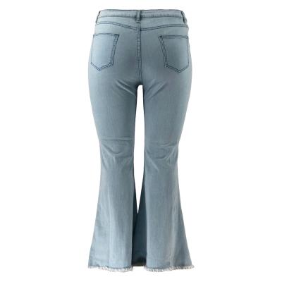 China QUICK DRY trim ripped jeans mend to trim straight skinny jeans for sale