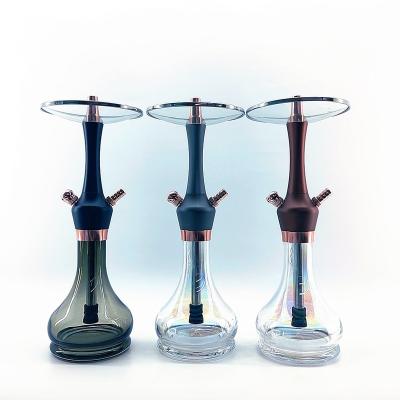 China Eco - Friendly Glass Hookahs Manufactures Middle Click System Of Hookah Set With Eco - Friendly Handmade Shisha Hookah Glass for sale