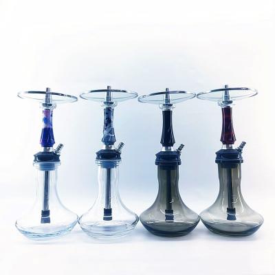 China Good price handmade portable size resin Shisha hookah with natural color hooka glass factory for sale