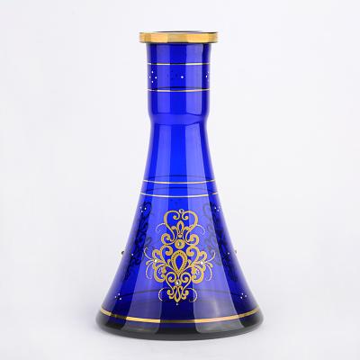 China wholesale ak47 hookah bass mini hookah bottle shisha new design shisha real goldrim handmade hot egyptian portable social smoke hooka for sale