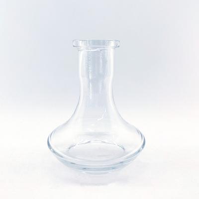 China Hot Selling Eco-friendly 190MM Height Hookah Shisha Glass Vase And Handmade Natural Russia Hookah Glass Color Glass for sale