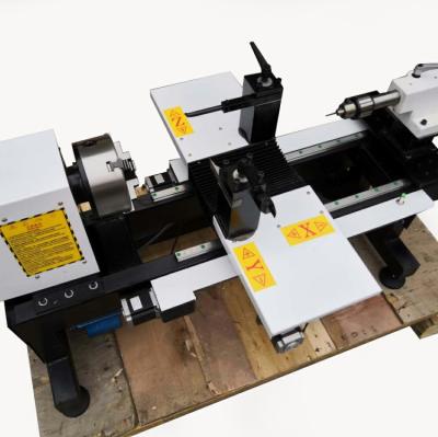 China Advertising Company 4 Axis Mini CNC Wood Lathe Turning Cut Guts Diameter 260mm for sale