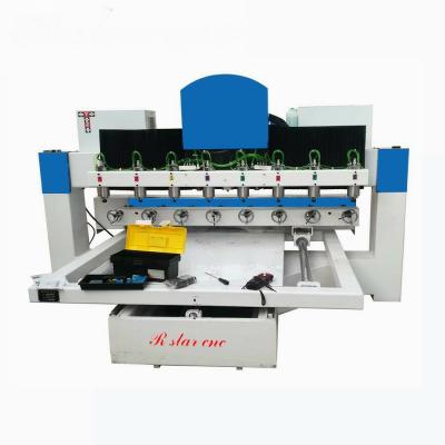 China 3D Axis CNC Relief Engraving Router Machine 8 Rotary 4 Axis Engraving for sale