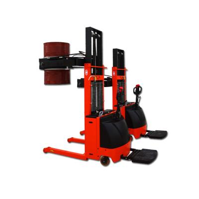 China Building Material Stores Full Clamping Pallet Truck And Electric Oil Drum Tipping for sale