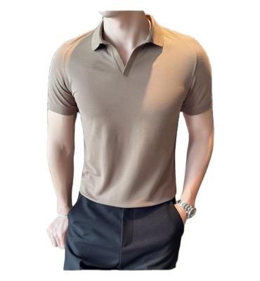 China Anti-wrinkle Wholesale Custom Design High Quality Plain Mens Golf Lapel Polo Shirt for Sports Men Casual Smart Embroidered Polo shirt for sale