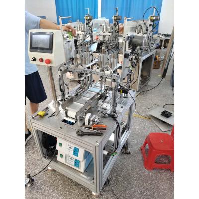 China Full automatic high production efficiency 3 ply nonwoven surgical mask making machine price / mask-making machine for sale