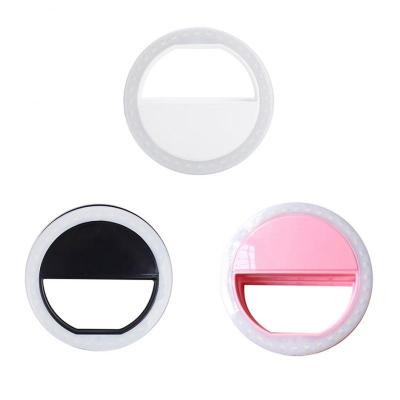 China Custom Logo 36 LED Portable Light Mobile Phone Flash Instant Led Detachable Mobile Phone Selfie Ring Light Camera Night Light for sale