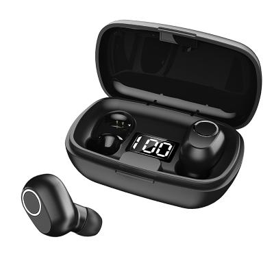 China Tws Earpone LED Display TWS PRO Earbuds L22 Digital Wireless Waterproof Earphone Noise Canceling Headset LED Display Earphone With Charging Box for sale