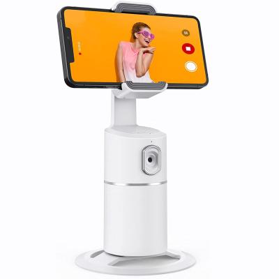 China Adjustable Auto Smart Rotating Mobile Phone Holder AI 360 Face Tracking Object Tracking Holder for sale