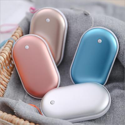 China USB Rechargeable Hand Warmer Support High Quality Fast Charging Cheap Prices Reusable Handwarmer With Mobile Power Bank for sale