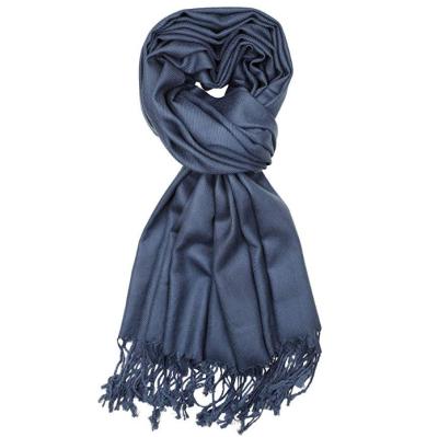 China European American Women Pashmina Scarf Winter Shawl Wrap Scarves Soft Lady Fashion in Solid Colors for sale