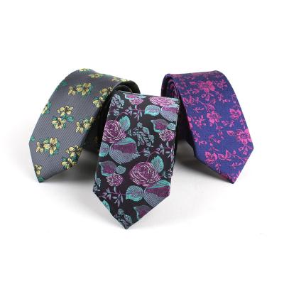 China Fashion 7CM Jacquard Woven Men's Classic Paisley Neck Ties Business Floral Tie Wedding Corbatas gravata Formal Dress For Men for sale