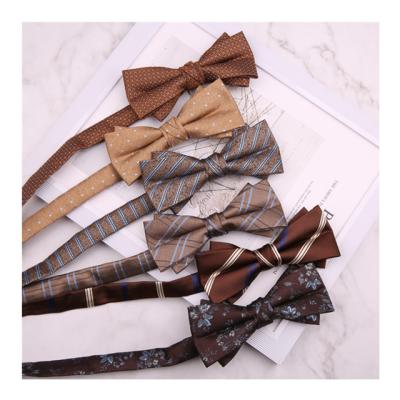 China Good masculine red blue green color flexible bow tie men girl boy girl velvet children women woolen dobby man wedding accessories businessblack for sale