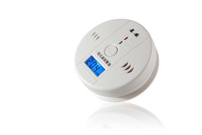 China DC backup battery Ceiling LCD CO carbon monoxide gas detector For Home Security for sale