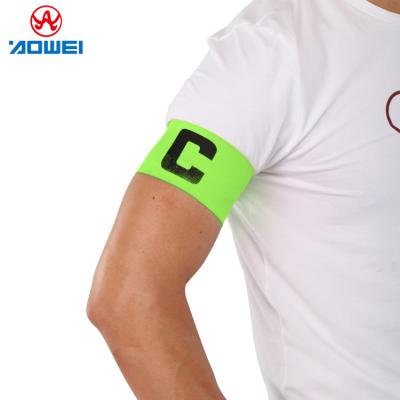 China Football Traning Factory Price Premium Elastic Customized Soccer Captain Armband For Sports for sale