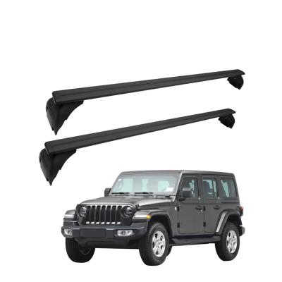 China Customizable Automotive Aftermarket Good Quality Crossbar Roof Rack Rails Cross Bars ForJeep Cowboy for sale